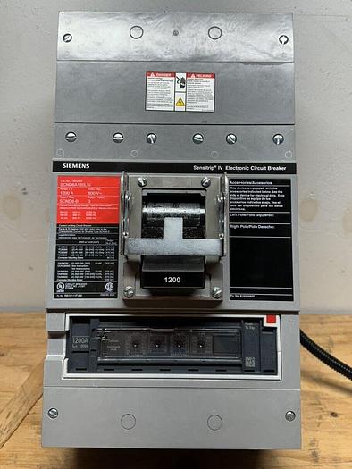 SCND6A120LSI Siemens 1200 Amp 600V 3 Pole Bolt On Circuit Breaker LSI Trip New