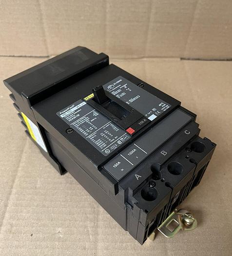 HDA36150 Square D 150 Amp 600V 3 Pole I-Line Circuit Breaker New 785901420002
