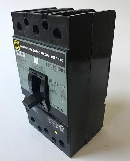 Used KAL361501021 Square D 150 Amp 600V 3 Pole 120V Shunt Trip Feed Thru
