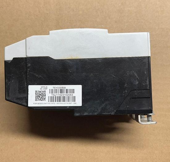 Used TEYD3040B GE 40 Amp 480V 3 Pole Bolt On Circuit Breaker New