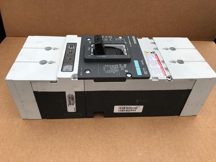 Used LLK3U600 Siemens Type LLGB 600 Amp 600V 3 Pole Bolt On LG Frame Circuit Breaker