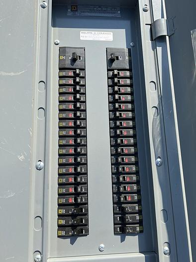 Square D 225A Main Breaker Panel 208/120V Surge Protector Surgelogic TVS2XGA1P