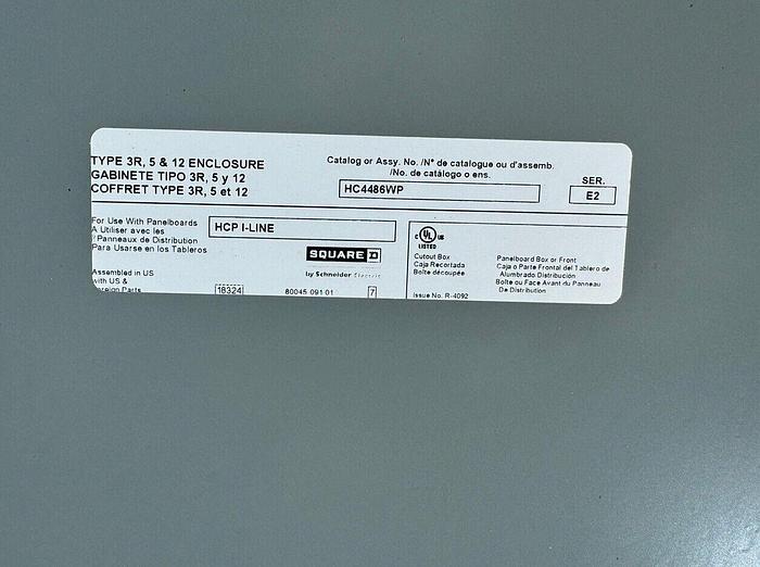 Square D 1200 Amp Main Breaker ILine Panelboard 600V HCR548612U HC4486WP N3R New