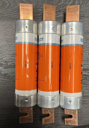 Used A6D125R Mersen 125 Amp 600V Duel Element Time Delay Fuse Amp-Trap 2000 Class RK1