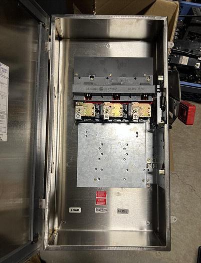 THN3363SS GE 100 Amp 600V 3 Pole Non Fusible Stainless Steel Disconnect New 783164133240