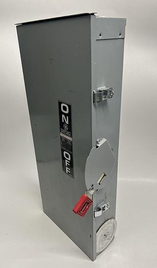 Used TH3364R GE 200 Amp 600V 3P 4W Fusibel Nema 3R Outdoor Disconnect 783164009149