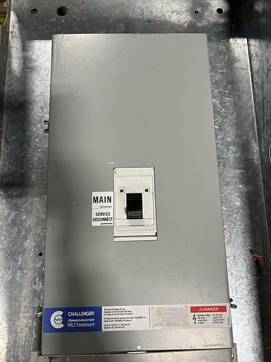Used PRL3 400 Amp Main Breaker Panel KD3400 Cutler Hammer 208/120V 3P4W Sub Feed