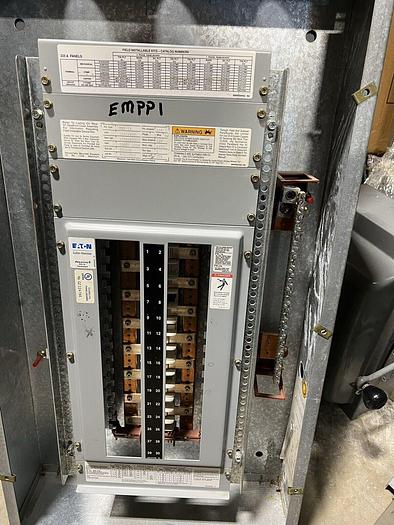 Used Cutler Hammer PRL1A 225 Amp Main Lug Only 120/240V Single Phase Panel