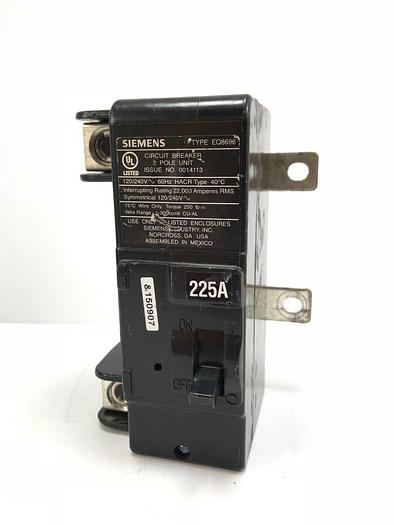 MBK225A SIEMENS EQ8696 225Amp 22K Main Breaker 2 Pole 120/240V