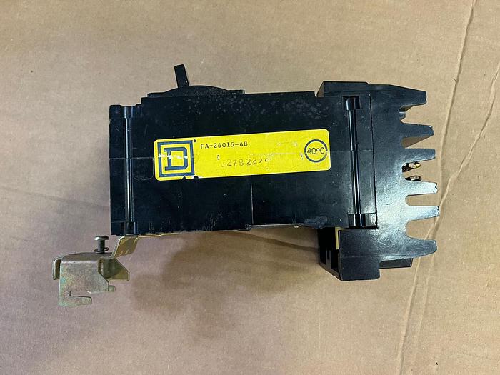 Used FA26015AB Square D 15 Amp 240V 2 Pole ILine Circuit Breaker