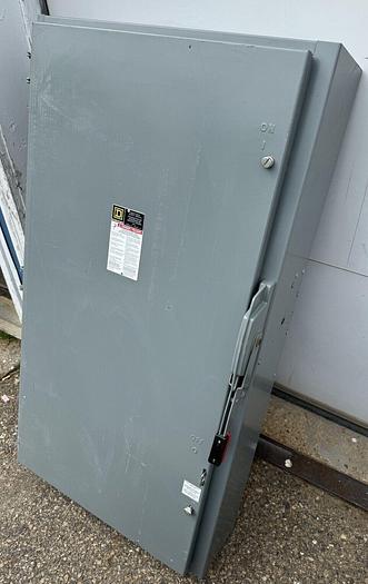 HU365 Square D 400 Amp 600V 3 Pole Non Fusible Nema 1 Disconnect Switch New