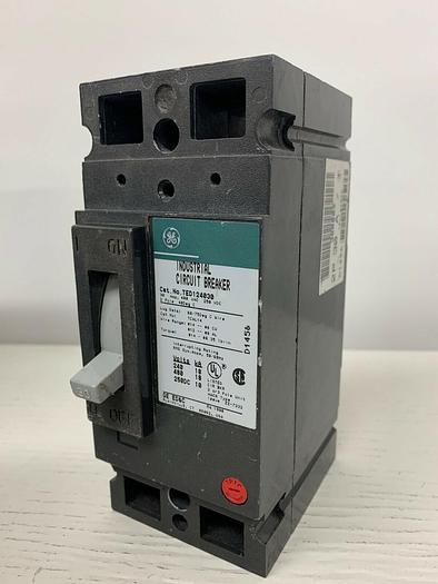 Used TED124030 GE 30 Amp 480V 2 Pole Bolt On Circuit Breaker
