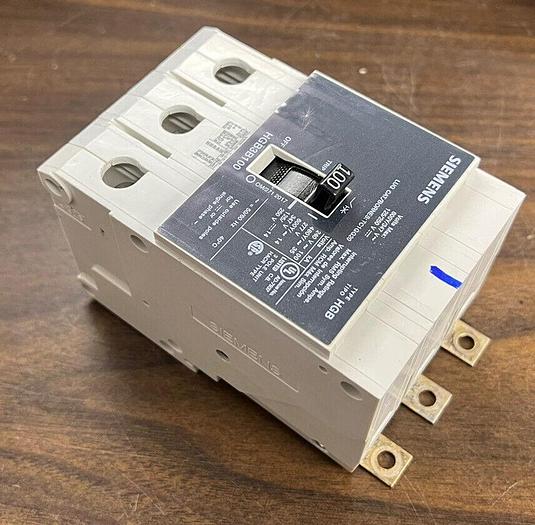 Used HGB3B100 Siemens 100 Amp 480V 3 Pole Bolt On Circuit Breaker HGB3B100B