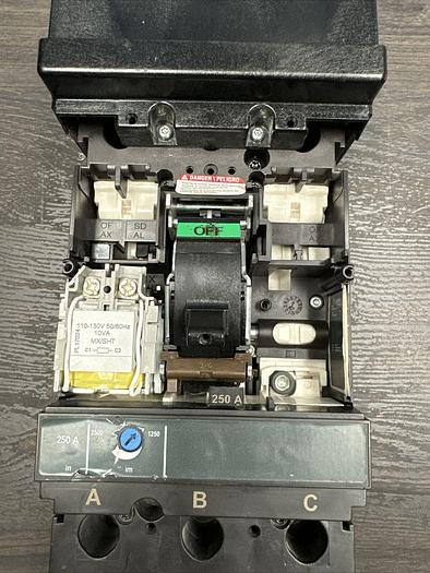 JDA36250SA Square D 250 Amp 600V 3 Pole 18kA@480V Circuit Breaker Shunt Trip