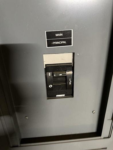 Used Square D 400 Amp Main Breaker Panel 480/277V 42 Circuit NF Panel Dual Sub Feed