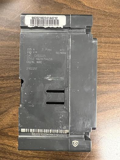CVS225 Cutler Hammer 225 Amp 240V 3 Pole 42K Rated Circuit Breaker New