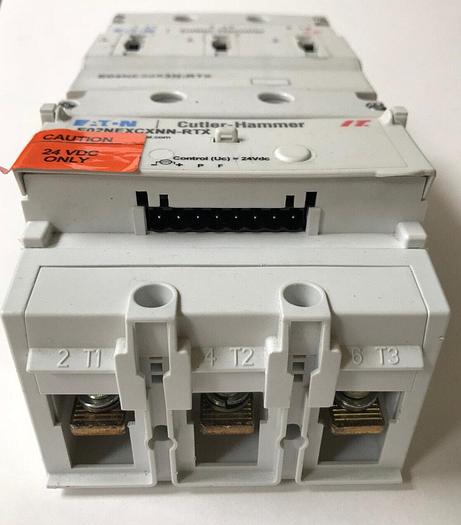 E04NE20X3N-RTX Eaton 200 Amp 600V E02NEXCXNN-RTX 24VDC IEC E-Frame Contactor