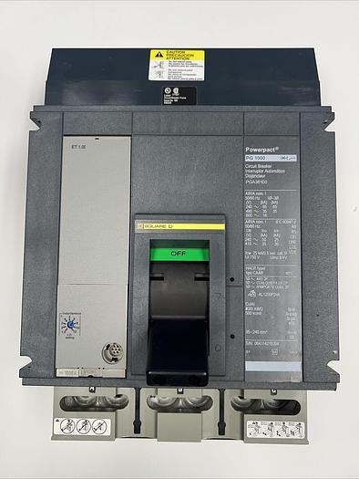 PGA36100 Square D 1000 Amp 600V 3 Pole Iline Circuit Breaker New 785901497004