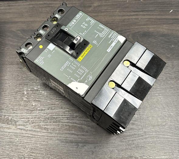 Used FH36040 Square D 40 Amp 600V 3 Pole I-Line Plug In Circuit Breaker 785901241355