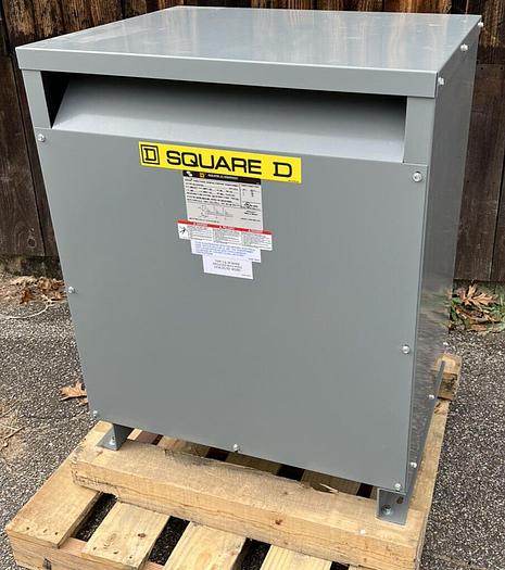 EE112T212H Square D 112.5 KVA 480/277X208V 3 Phase Dry Type Transformer New 208V