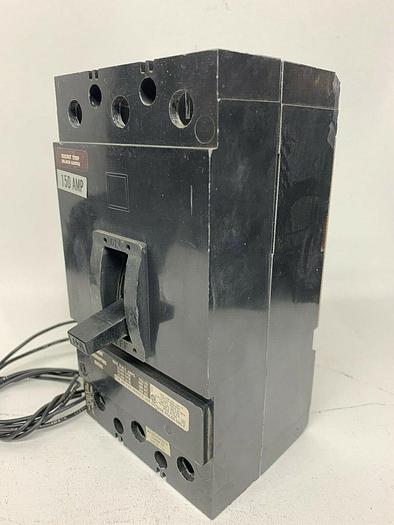Used KAL361501021 Square D 150 Amp 600V 3 Pole 120V Shunt Trip Feed Thru