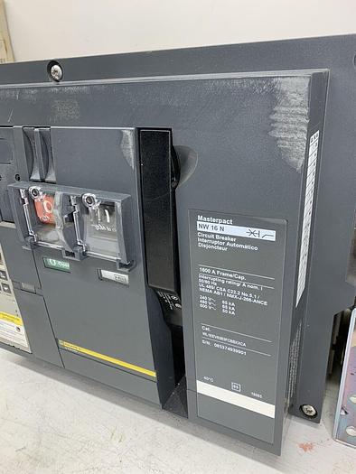 NW16N Square D 1600 Amp 600V EO/DO Circuit Breaker WL1EEV63A3FCBBXXCA