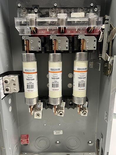 Used TH3364R GE 200 Amp 600V 3P 4W Fusibel Nema 3R Outdoor Disconnect 783164009149