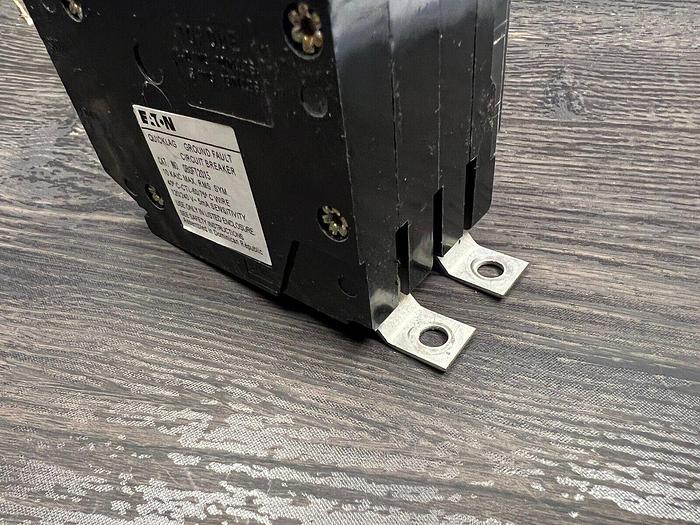 Used QBGFT2015 Eaton Cutler Hammer 15 Amp 240V 2 Pole Ground Fault Circuit Breaker