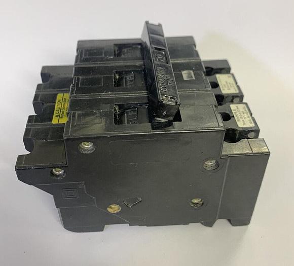 Used EHB34070 Square D 70 Amp 480V 3 Pole Bolt On Circuit Breaker Type EHB