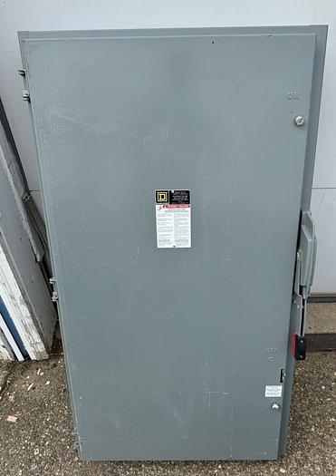 HU365 Square D 400 Amp 600V 3 Pole Non Fusible Nema 1 Disconnect Switch New