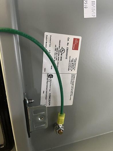 Nextron MasterTrace MS-10ADIN2 Heat Trace Control Cabinet Hoffman Enclosure New