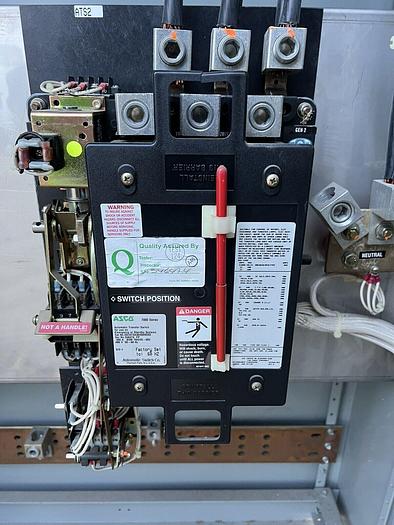 Used ASCO 7000 Series 400 Amp 480/277V Automatic Transfer Switch