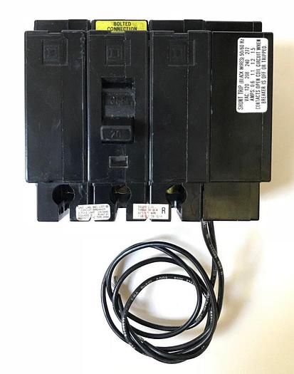 EHB340201082 Square D 20 Amp 480V 3 Pole 120/240V Shunt Trip Circuit Breaker New