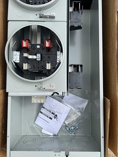 Used 3MM312RRL EATON Cutler Hammer 800 Amp Meter Stack 3 Socket New