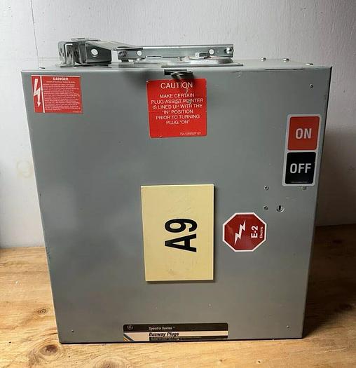 Used SL364RG GE 200 Amp 600V 3 Pole Spectra Series Bus Plug