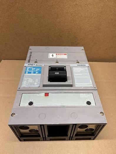 Used JXD62B400 Siemens 400 Amp 600V 2 Pole Bolt On Circuit Breaker
