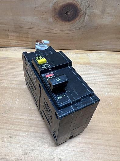 QO220GFI Square D 20 Amp 240V 2 Pole Plug In GFI Circuit Breaker New 785901562993