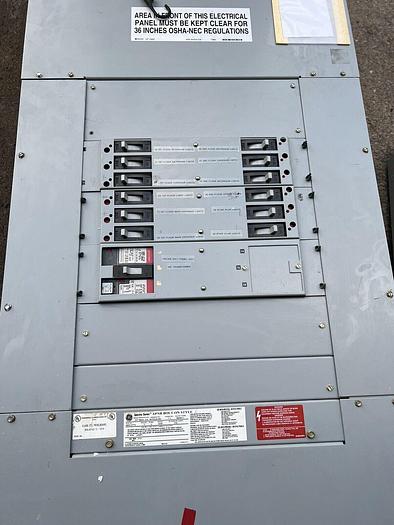 Used GE Spectra Series Panelboard 250 Amp 480/277V Main Lug Only APNB Hardware