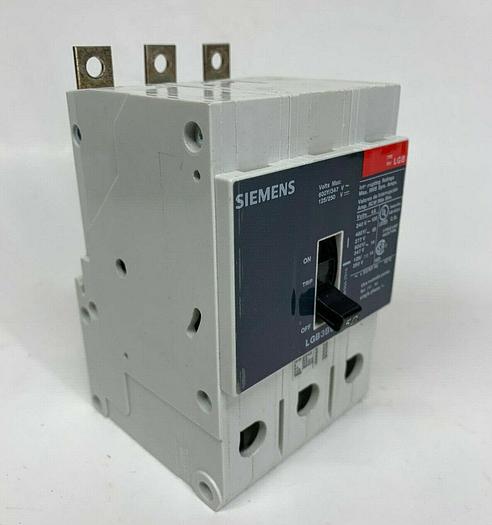 Used LGB3B050 Siemens 50 Amp 480V 65K 3 Pole Bolt On Circuit Breaker LGB3B050B 887621220280