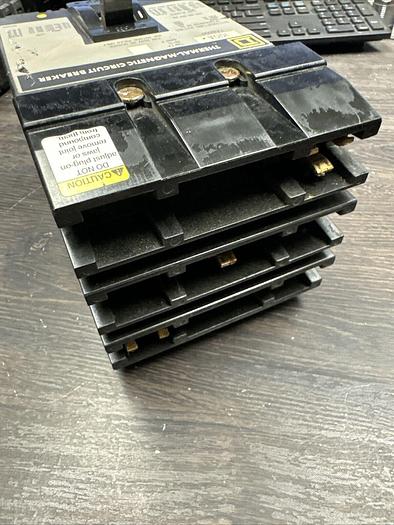Used FA32100 Square D 100 Amp 240V 3 Pole 10kA@240V ILine Circuit Breaker