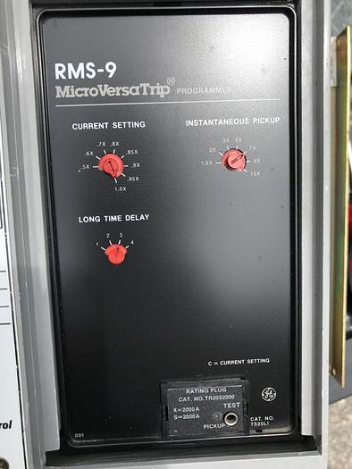 Used TP2020S GE 2000 Amp 600V 3 Pole Power Break One Bolt On TS20LI Trip Unit