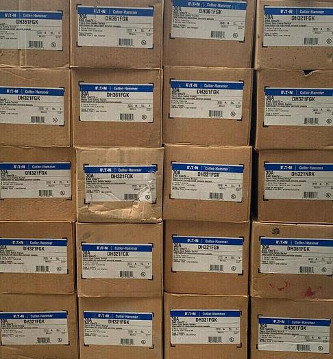 DH321FGK Cutler Hammer 30 Amp 240V 3 Pole Fusible Nema 1 Disconnect Switch New