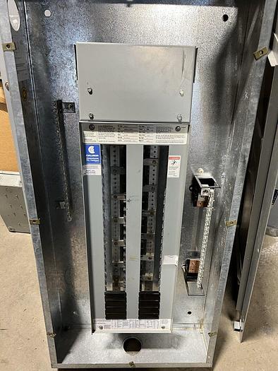 Used Cutler Hammer PRL1 225 Amp Main Lug Only 208/120V 3 Phase 4 Wire Breaker Panel