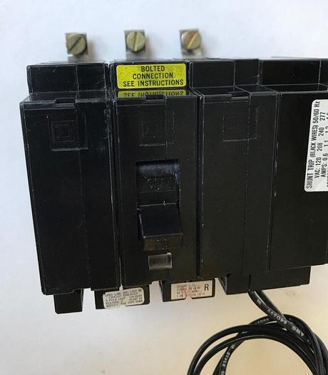 EHB340201082 Square D 20 Amp 480V 3 Pole 120/240V Shunt Trip Circuit Breaker New