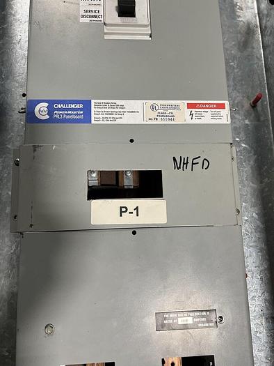 Used PRL3 400 Amp Main Breaker Panel KD3400 Cutler Hammer 208/120V 3P4W Sub Feed