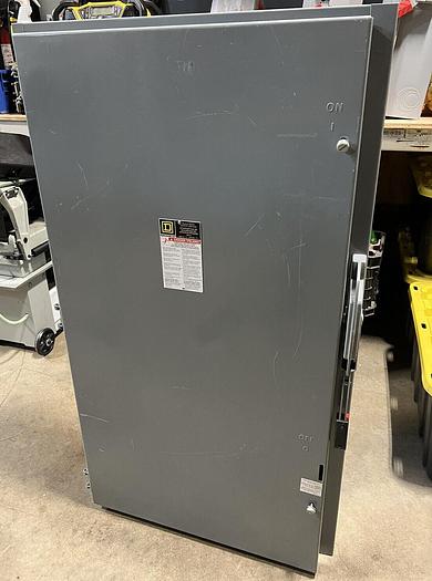 HU365 Square D 400 Amp 600V 3 Pole Non Fusible Nema 1 Disconnect Switch New