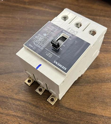 Used HGB3B100 Siemens 100 Amp 480V 3 Pole Bolt On Circuit Breaker HGB3B100B