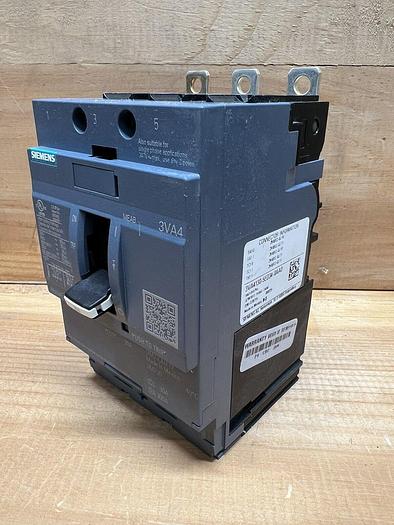 3VA41305ED340AA0 Siemens 3VA4 30 Amp 600V 3 Pole Bolt On Circuit Breaker New