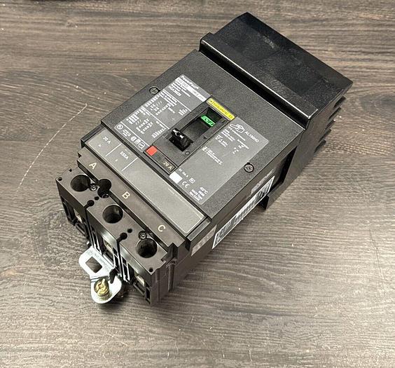 HGA36020 Sqaure D 20 Amp 600V 3 Pole 35kAA@480V I-Line Circuit Breaker New