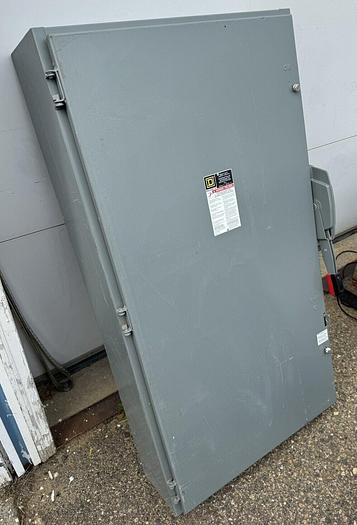 HU365 Square D 400 Amp 600V 3 Pole Non Fusible Nema 1 Disconnect Switch New